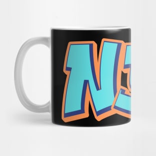 NYC (Light Blue/Orange) Mug